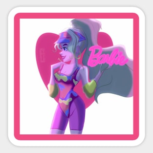 Barbie Sticker